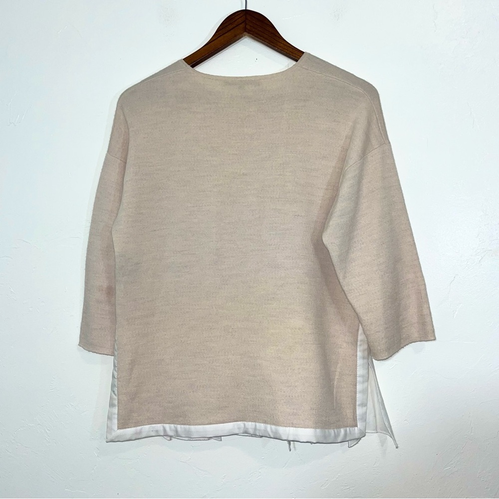 Tibi Wool Layered Look Twofer Sweater - Picture 11 of 11